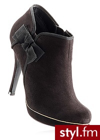 Bonprix Botki czarny 940169_12349 - Botki Buty Moda