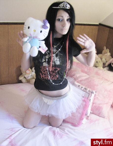 EMO Alternatywne Średnie Fryzury