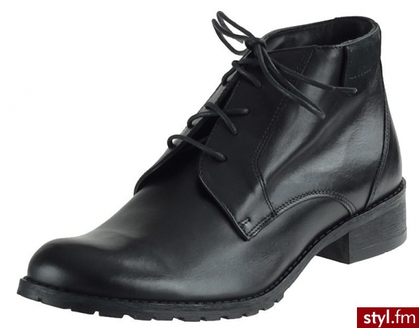 Lan-Kars Półbuty A200 Czarne - Półbuty Buty Moda