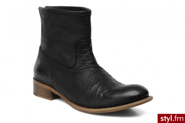 Jonak PÓŁBUTY I BOTKI JOSSE BY (Brązowy) - Botki Buty Moda