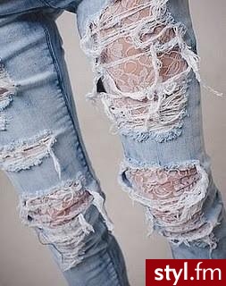 Jeansy Spodnie Moda