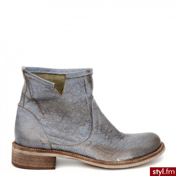 Venezia BOTKI 2810 PER GRIG - Botki Buty Moda