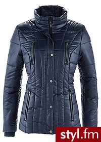 Bonprix Kurtka pikowana ciemnoniebieski 908553_25359 - Kurtki Okrycia Moda