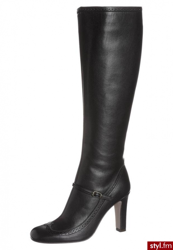 L’Autre Chose Kozaki  czarny - Kozaki Buty Moda