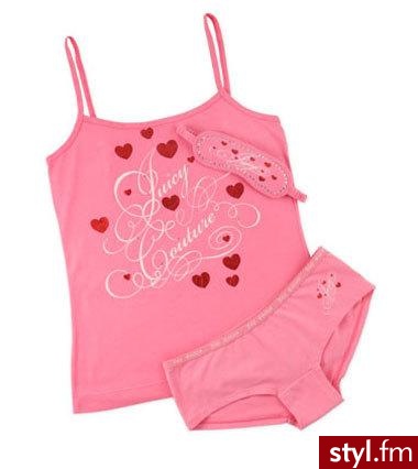 Walentynkowy zestaw pidżamowy od Juicy Couture - 70$ - Pozostałe Ciuchy Moda