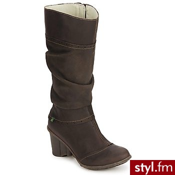 El Naturalista BUTY ANJI Brązowy - Kozaki Buty Moda