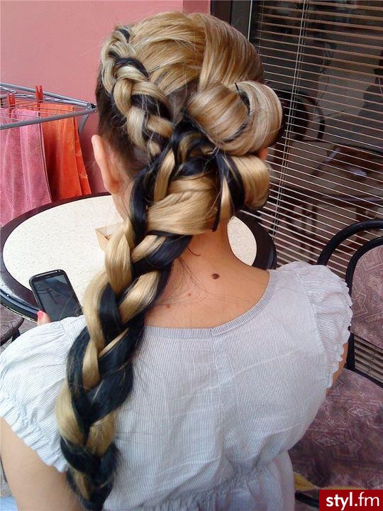 Blond Rozpuszczone Proste Na co dzień Długie Fryzury