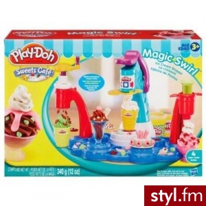 Hasbro Play-Doh Ciastolina Magiczna Lodziarnia + 4 Tuby 20627 - Dziecko