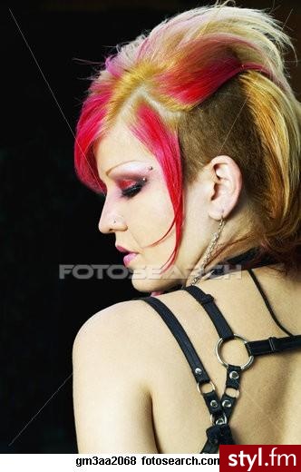 Punk Rock Alternatywne Średnie Fryzury