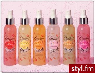 Jadalne kosmetyki "Dessert Treats" od Jessicy Sipmson.
Deliciously Kissable Hair & Body Shimmer Mist 
Jadalna mgiełka do włosów - Gadżety Inne Moda