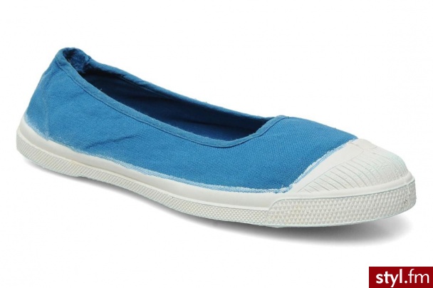 Bensimon Balerinki Ballerine (Niebieski) - Balerinki Buty Moda