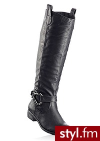 Bonprix Kozaki czarny 933214_25167 - Kozaki Buty Moda