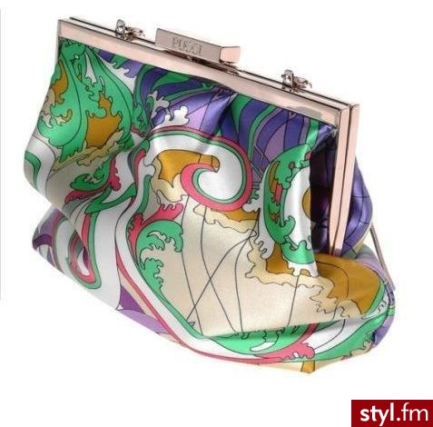 Torebka Emilio Pucci.
Można ja kupić w internetowym sklepie Emilio Pucci. Kosztuje 480 euro. - Pozostałe Torebki Moda
