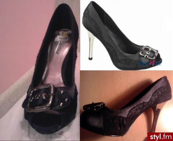 Szpileczki do sukienki studniówkowej :). Szpileczki do sukienki studniówkowej :) widać je też na zdjęciu sukienki :P - Pozostałe Buty Moda