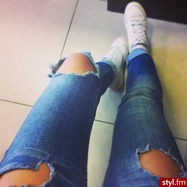 Jeansy Spodnie Moda