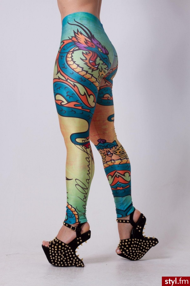 Leginsy Spodnie Moda
