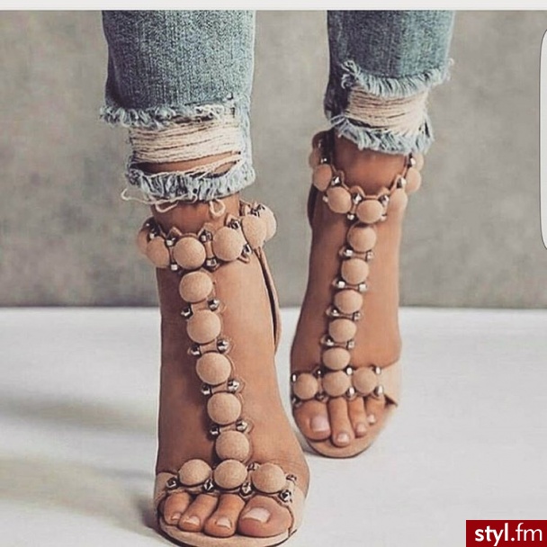 Sandały Buty Moda
