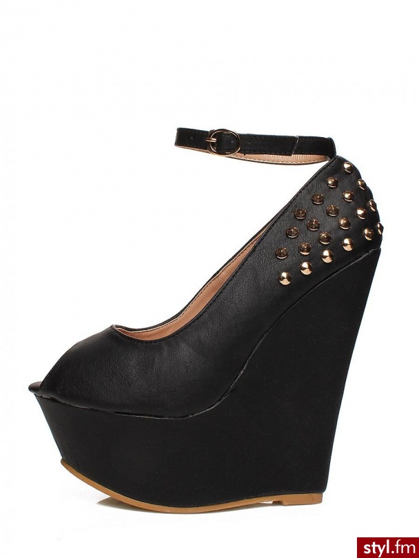Heppin Czółenka KM13-93 Black - Czółenka Buty Moda