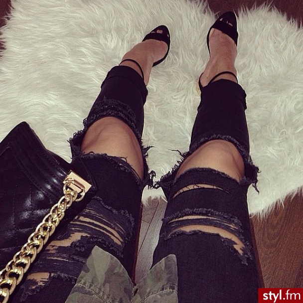 Jeansy Spodnie Moda