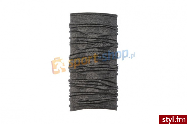 Chusta Wielofunkcyjna Buff Wool Wheel-W Grey / - Nakrycia głowy Dodatki Moda
