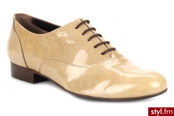 Georgia Rose BUTY SZNUROWANE MESSIA BY (BRĄZOWY) (Brązowy) - Balerinki Buty Moda
