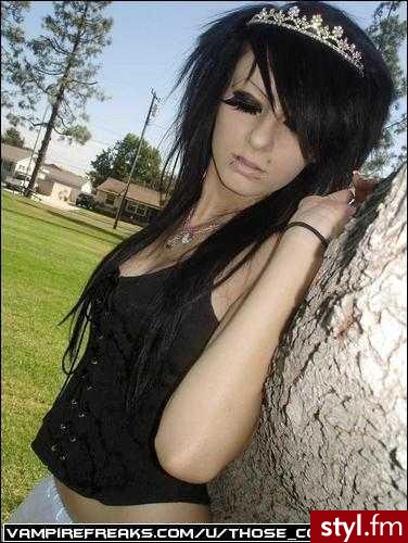 EMO Alternatywne Średnie Fryzury
