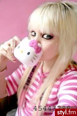 EMO Alternatywne Średnie Fryzury