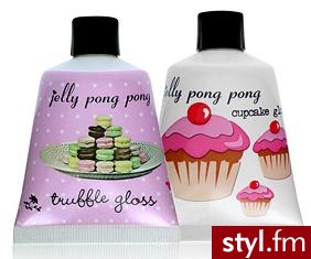 Limitowana seria błyszczyków Jelly Pong Pong  o smaku trufli oraz babeczek. Cena za dwie sztuki: £12.00 :) - Misz-masz