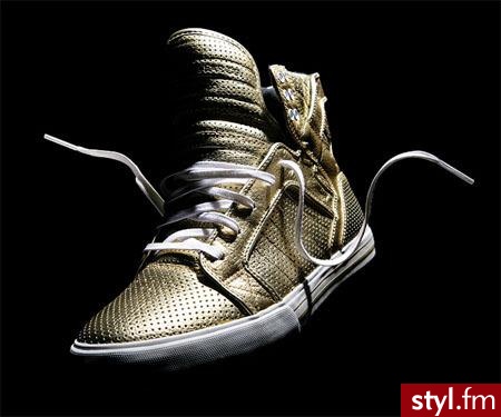 Limited Edition Supra Muska Skytop Gold - Pozostałe Buty Moda