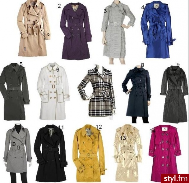 Burberry Trencze - Pozostałe Ciuchy Moda