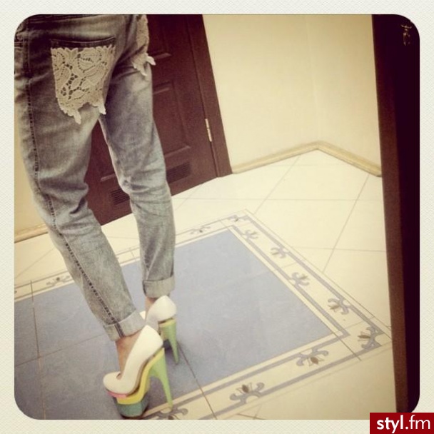 Jeansy Spodnie Moda