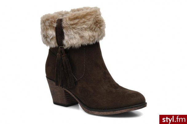 Rocket Dog PÓŁBUTY I BOTKI SEASON BY (Brązowy) - Botki Buty Moda