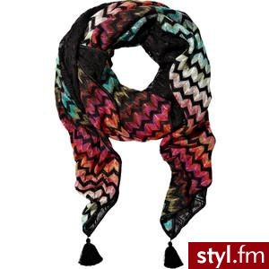 Missoni Crochet-knit zigzag scarf - Polyvore. Pobrano ze strony: http://www.polyvore.com/missoni_crochet-knit_zigzag_scarf/thing?id=26669772#1302898863140 - Misz-masz
