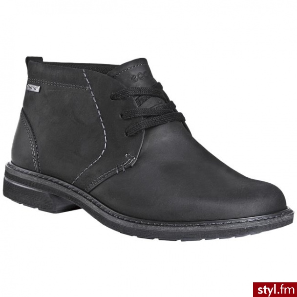 Trzewiki Ecco - Turn 51010402001 Czarny - Kozaki Buty Moda