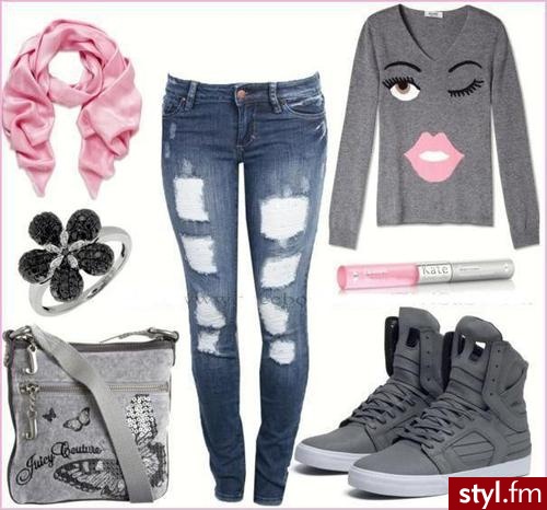 Jeansy Spodnie Moda