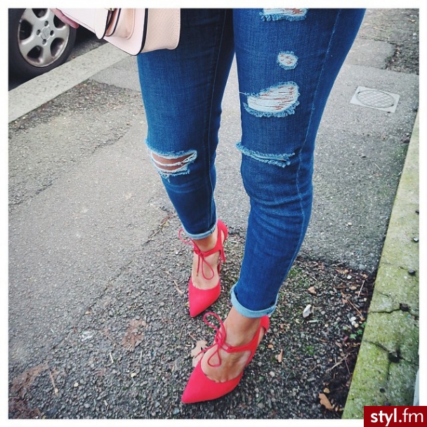 Jeansy Spodnie Moda