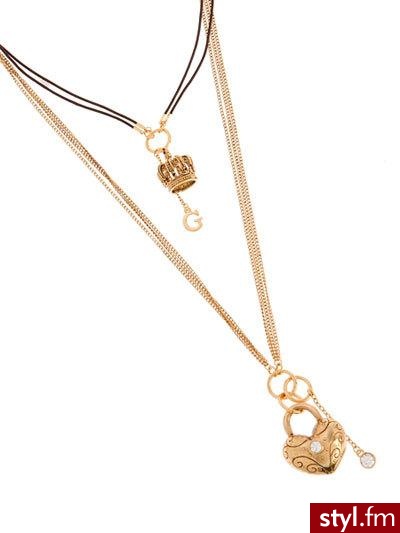 naszyjnik Guess z koroną - 32$ - Pozostałe Dodatki Moda