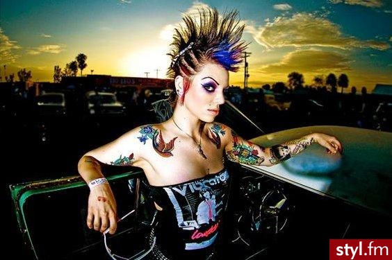 Punk Rock Alternatywne Średnie Fryzury