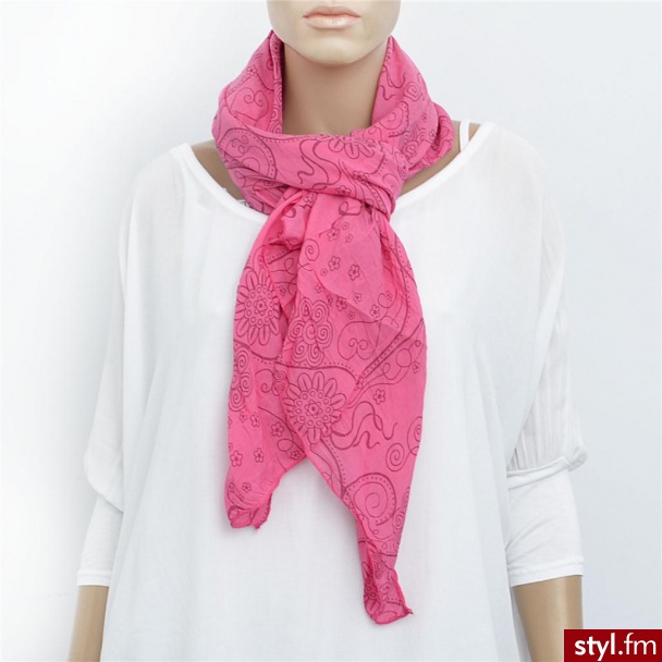 Unisono SZAL 30-1386 FUXIA - Szaliki Dodatki Moda