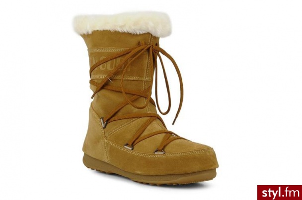 Moon Boot PÓŁBUTY I BOTKI BUTTER MID BY MOON BOOT (Brązowy) - Botki Buty Moda