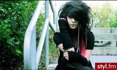 EMO Alternatywne Średnie Fryzury