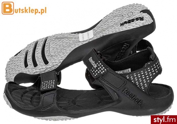 Reebok Buty Trail Serpent II (V45105) Czarny Sandały - Sandały Buty Moda