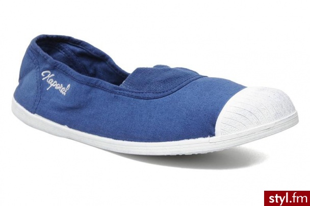 Kaporal Balerinki Vanda by (Niebieski) - Balerinki Buty Moda