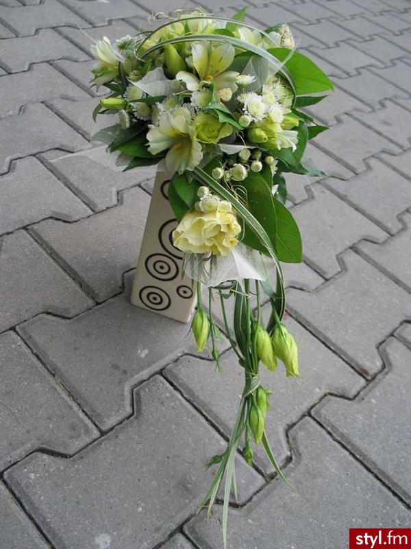 Bukiety ślubne Ślub Moda