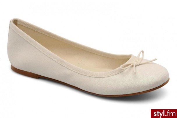 Georgia Rose BALERINKI GARBO BY GEORGIA ROSE (Biały) - Balerinki Buty Moda