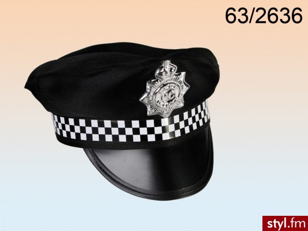 Czapka policjanta 5703 - Nakrycia głowy Dodatki Moda