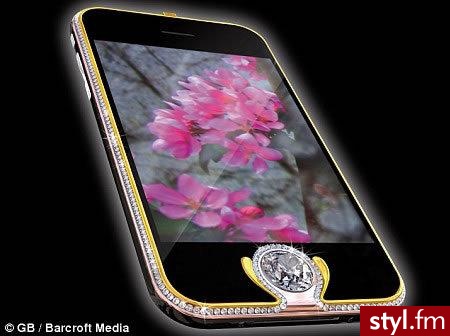 śliczny telefon z diamencikami - Gadżety Inne Moda