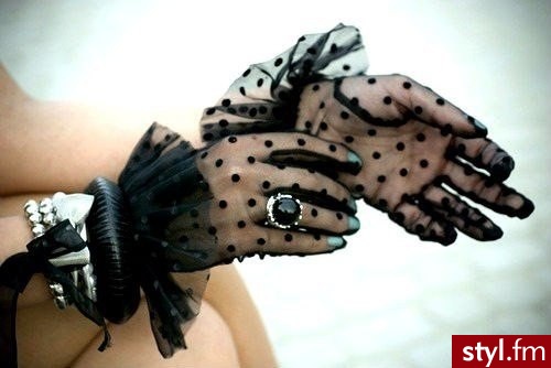 Rękawiczki Dodatki Moda