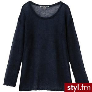 Mohair Blended Crew Neck Sweater  - UNIQLO UK Online fashion... - Polyvore. Pobrano ze strony: http://www.polyvore.com/mohair_blended_crew_neck_sweater/thing?id=23785722 - Pozostałe Ciuchy Moda