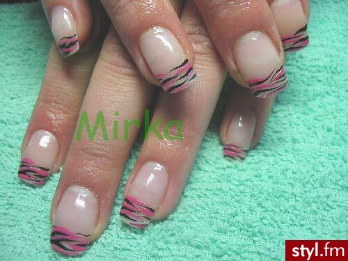 Autor: iga4 panterka. Autor: <b>iga4</b><br /> kolorowa panterka - Paznokcie